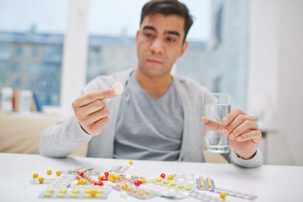 Taking medication for chronic prostatitis